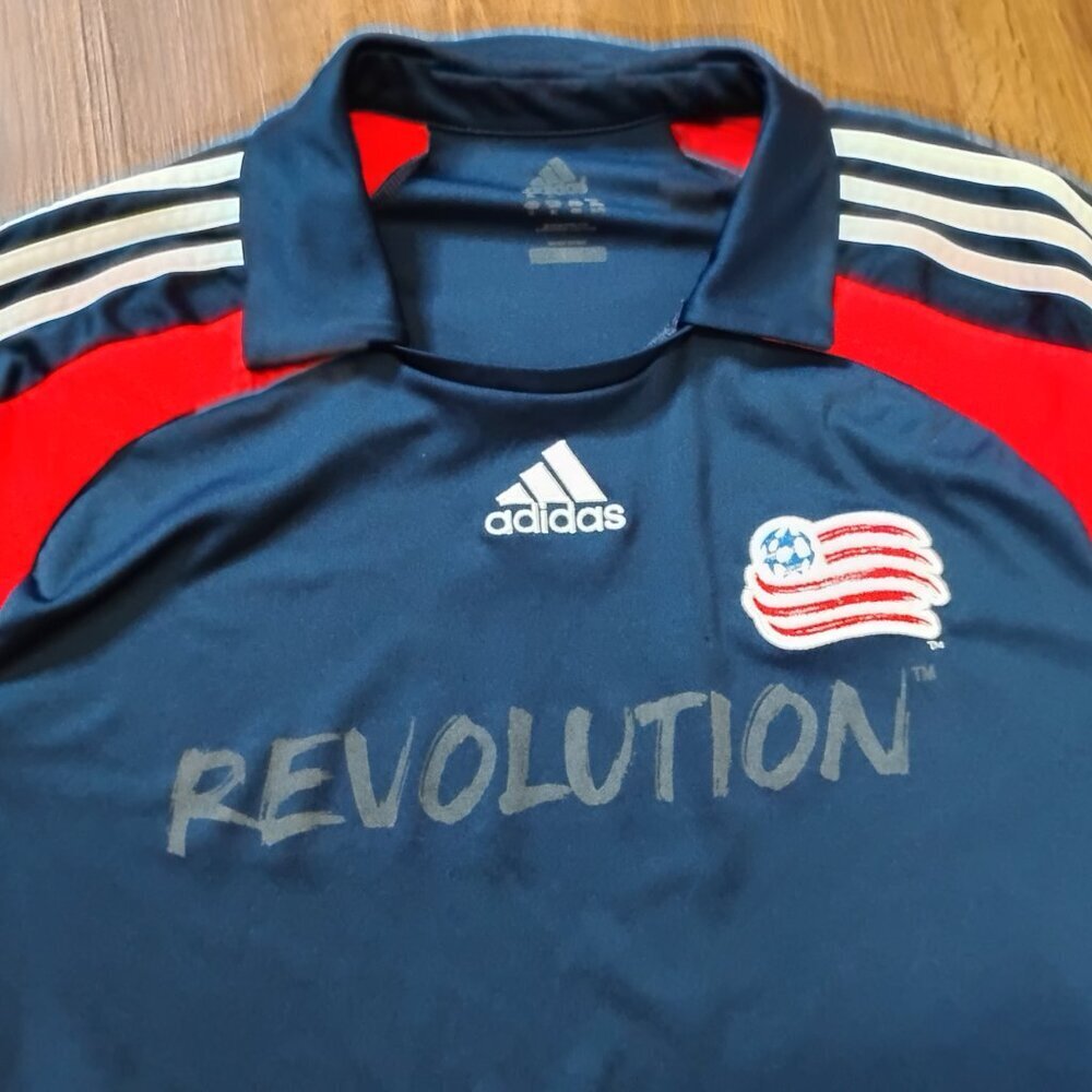 Adidas New England Revolution MLS Soccer Jersey